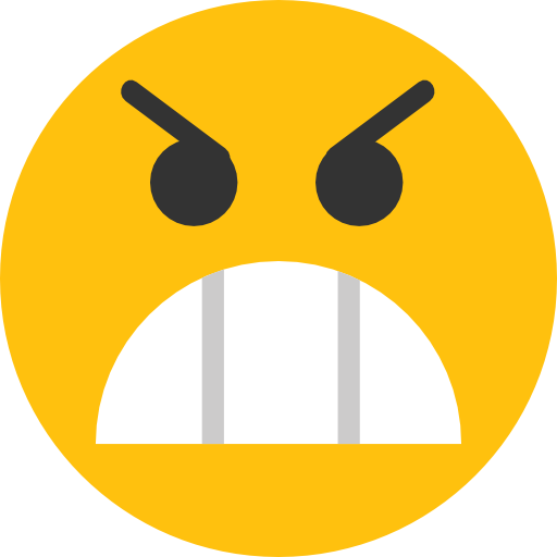Angry free icon