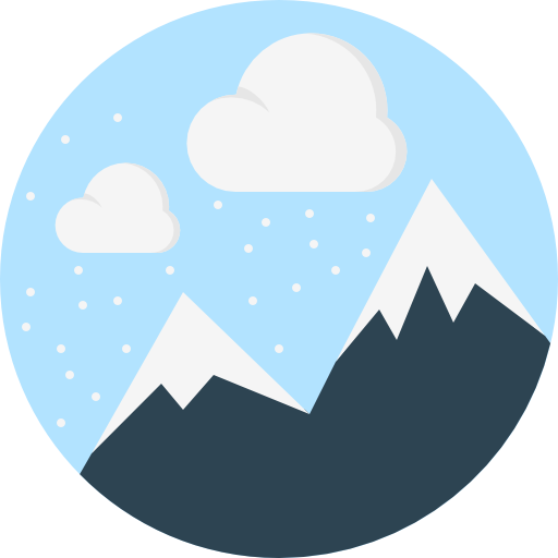 Mountain Pixel Perfect Flat icon