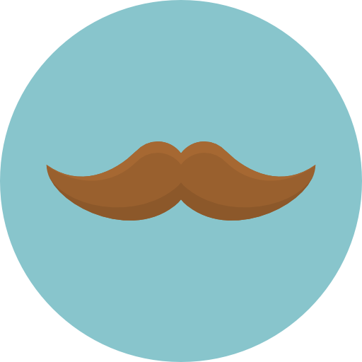Mustache free icon