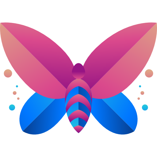 Butterfly Roundicons Flat icon
