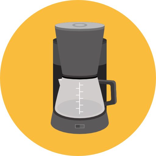 Free Vectors  Yellow coffee maker icon