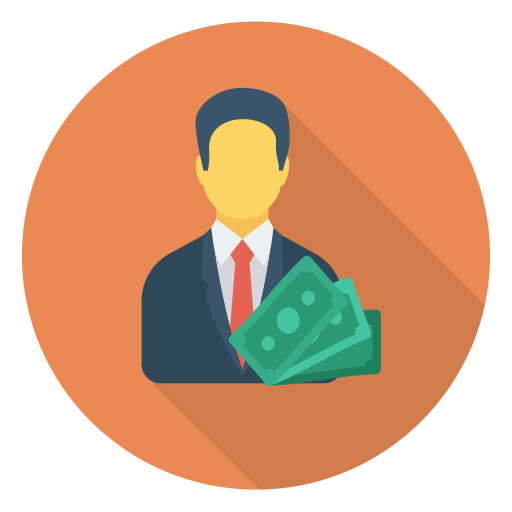 Businessman Dinosoft Circular icon