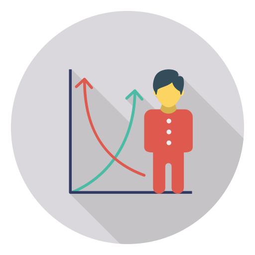 crecimiento icono gratis