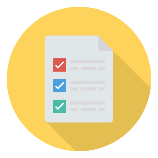 Checklist Dinosoft Circular Icon