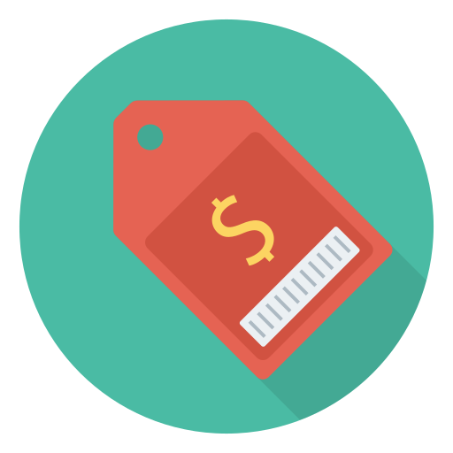 etiqueta de precio icono gratis