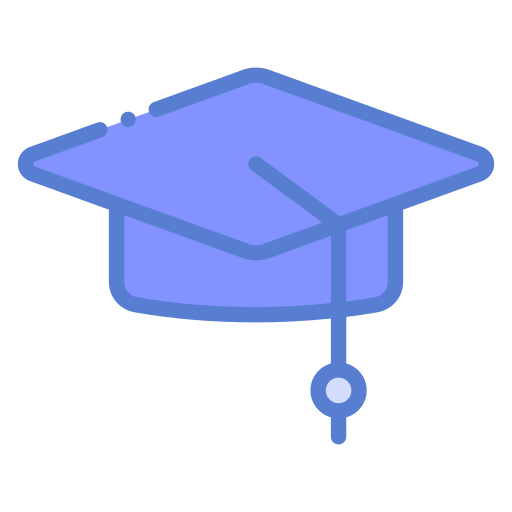 sombrero de graduado icono gratis