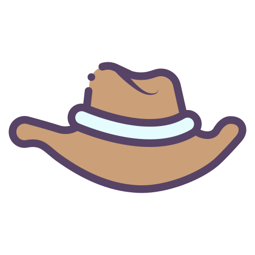 sombrero de vaquero icono gratis