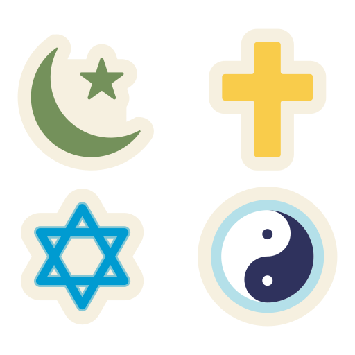 símbolos religiosos icono gratis