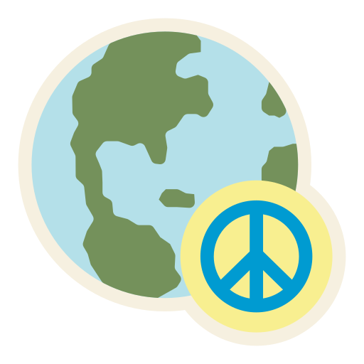 paix mondiale Icône gratuit paix mondiale Icône gratuit