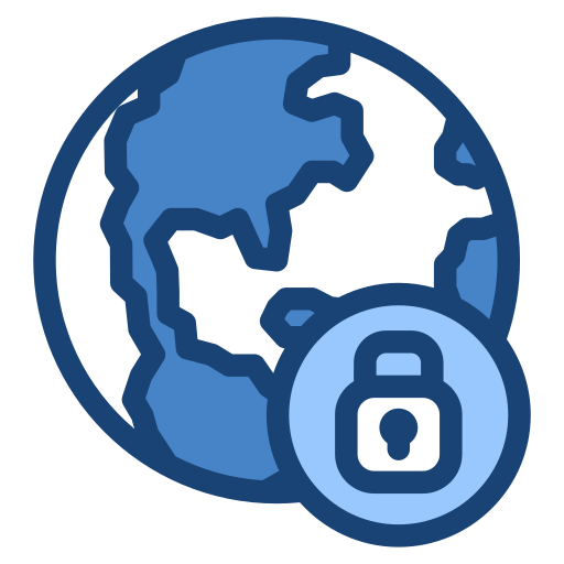 seguridad global icono gratis