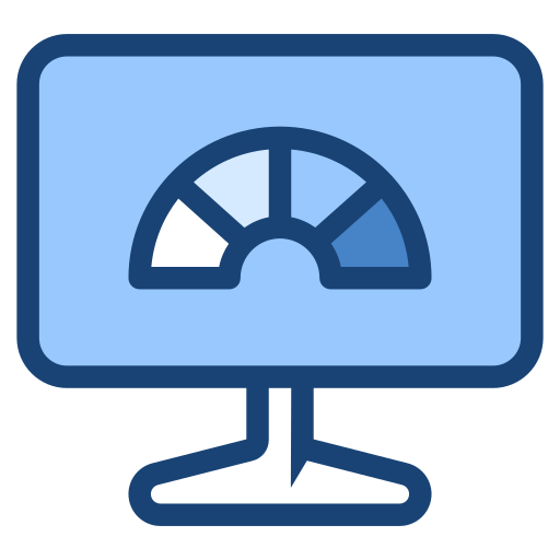 prueba de velocidad web icono gratis