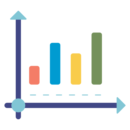 gráfico de barras icono gratis