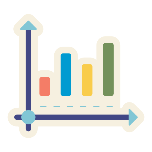 gráfico de barras icono gratis