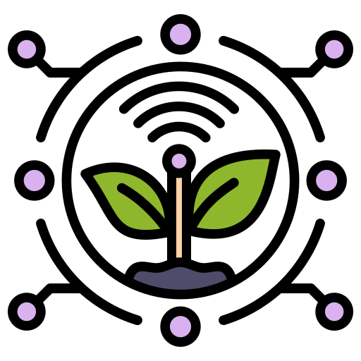 granja inteligente icono gratis