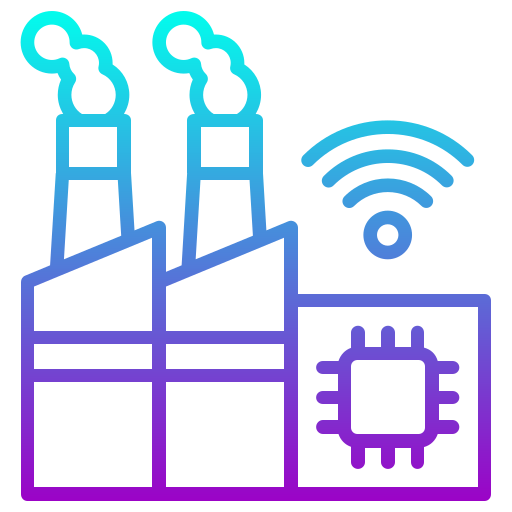 fabricación inteligente icono gratis
