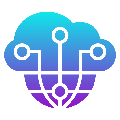 computación en la nube icono gratis