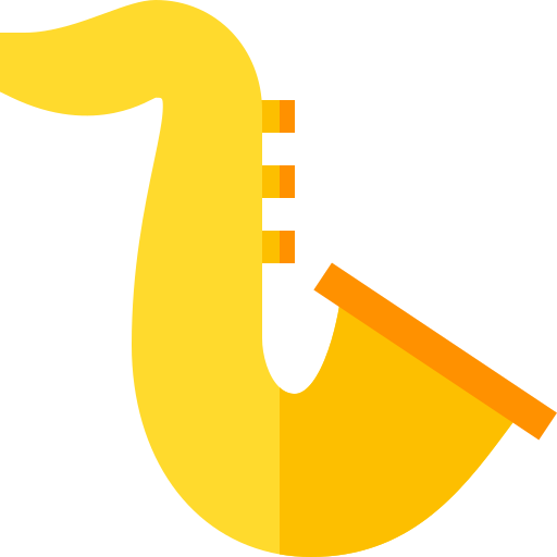 saxofón icono gratis