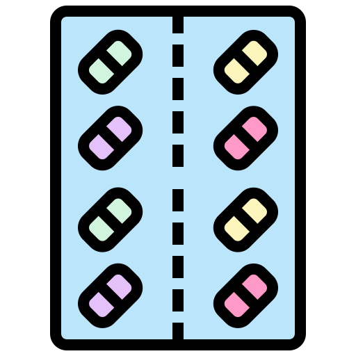 paquete blíster icono gratis