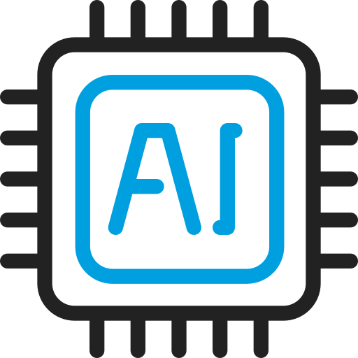 tecnología de inteligencia artificial icono gratis