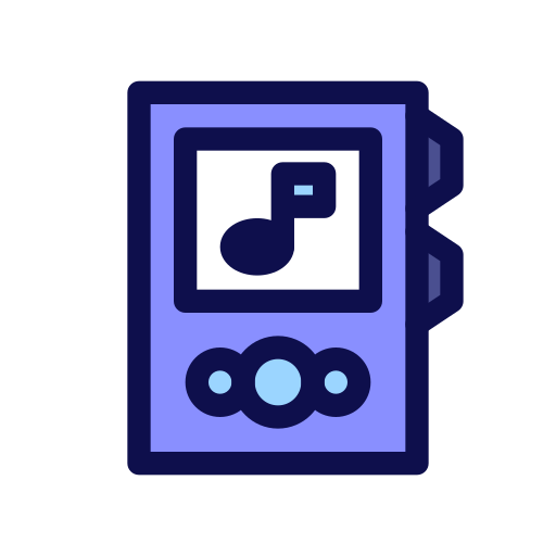 reproductor de audio icono gratis