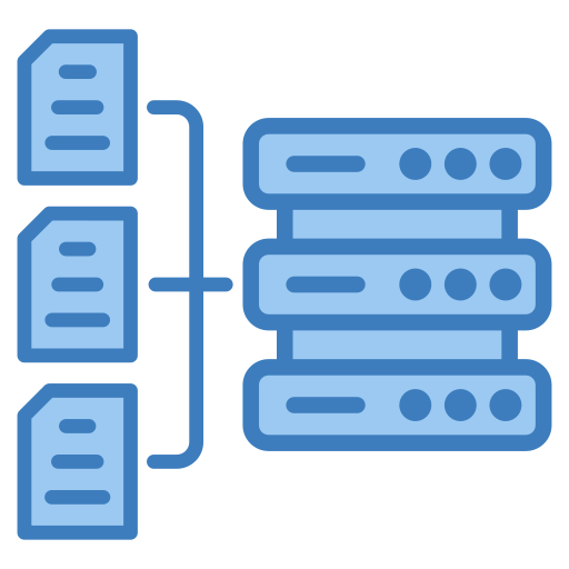 flujo de datos icono gratis