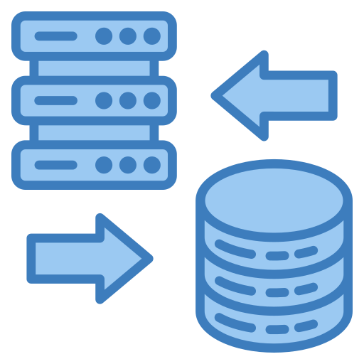 migración de datos icono gratis