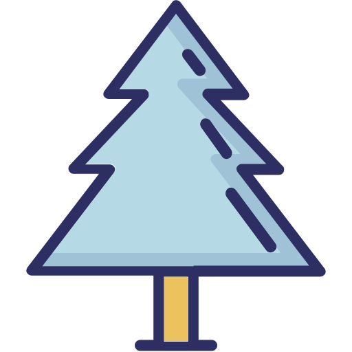 árbol de navidad icono gratis