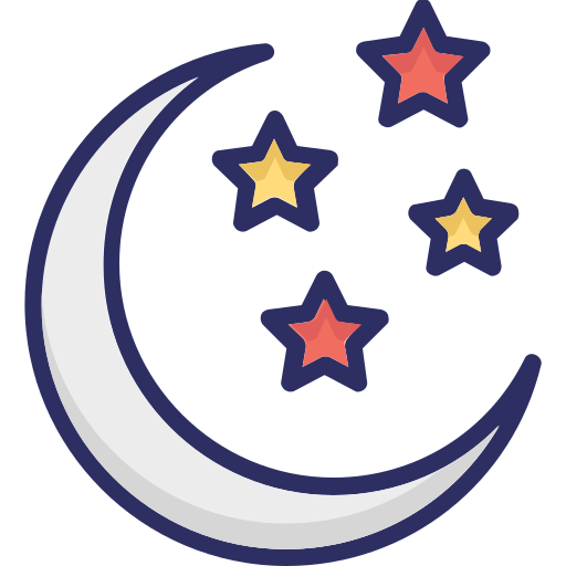 noche de navidad icono gratis