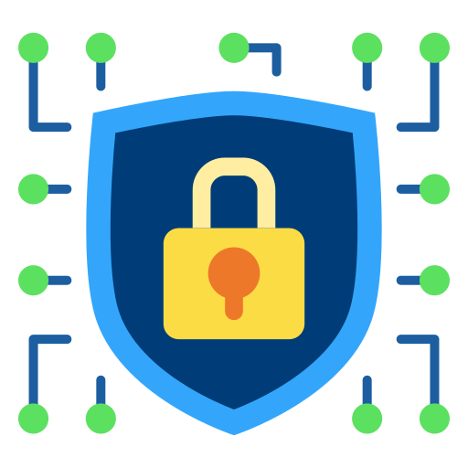 seguridad cibernética icono gratis