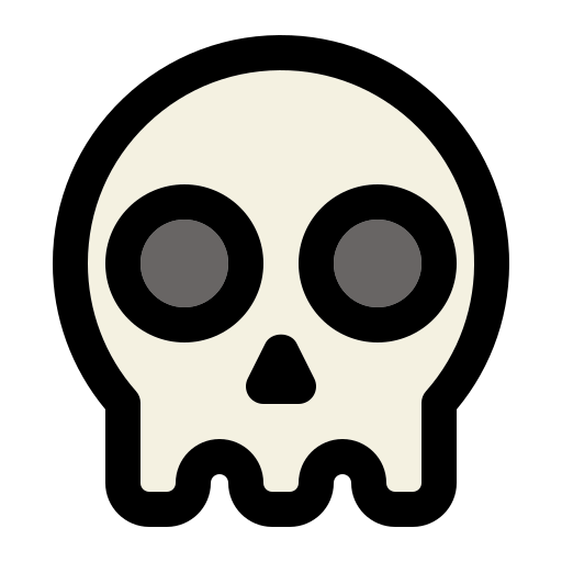 Skull free icon Skull free icon
