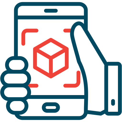 aplicaciones de realidad aumentada icono gratis
