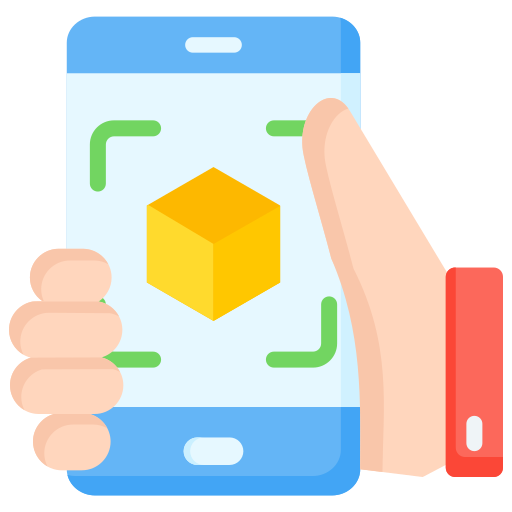 aplicaciones de realidad aumentada icono gratis