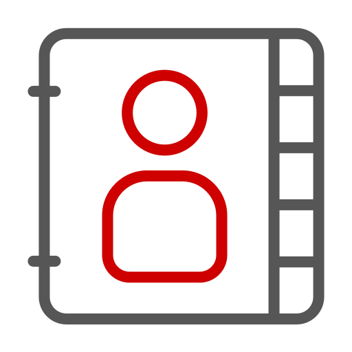 contacto icono gratis