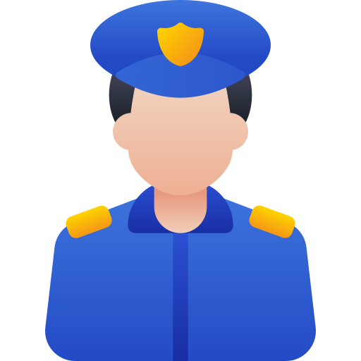 policía icono gratis