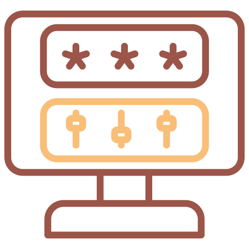 gestión de contraseñas icono gratis