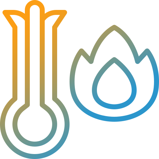 Hot temperature free icon