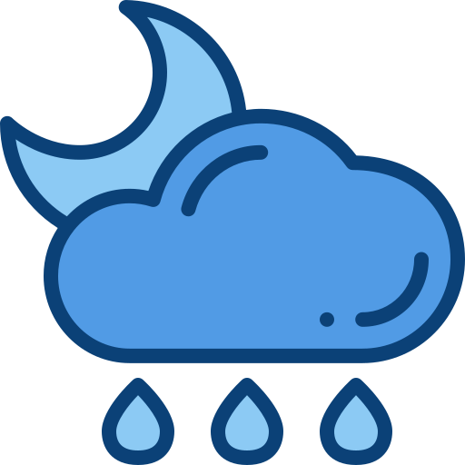 lluvioso icono gratis