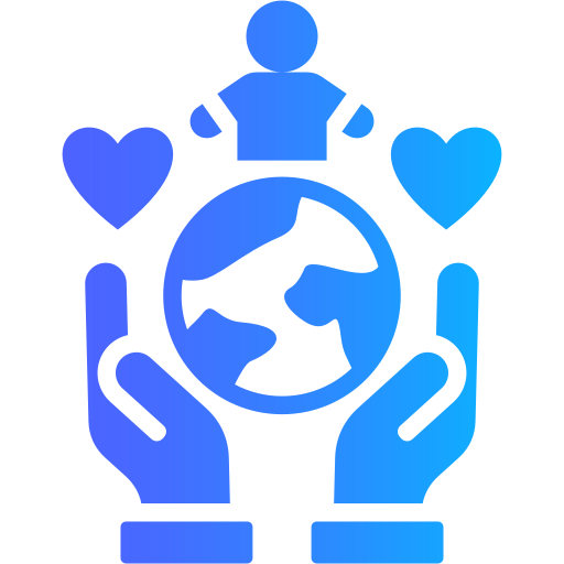 día mundial humanitario icono gratis