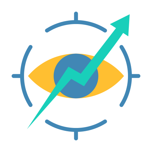 visión estratégica icono gratis