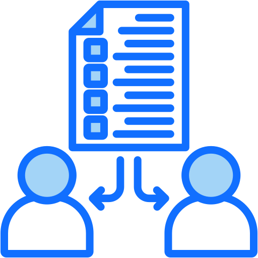 delegación de tareas icono gratis