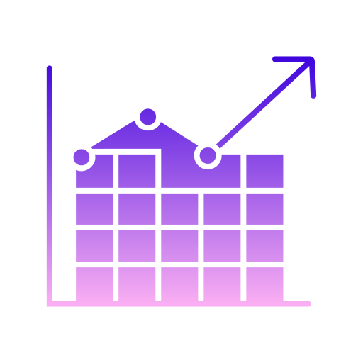 gráfico digital icono gratis