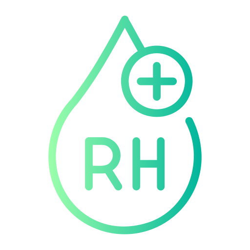 sangre rh positiva icono gratis