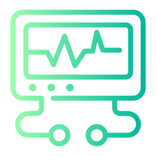 monitor de ecg icono gratis