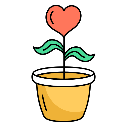 planta del amor icono gratis