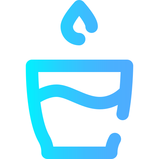 El agua potable icono gratis