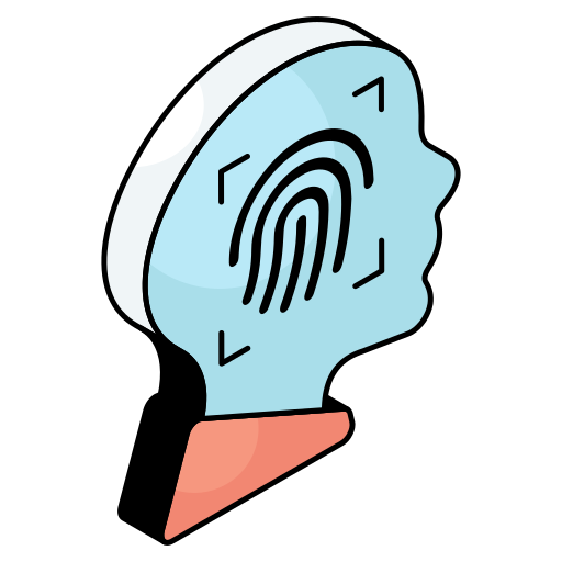 huella dactilar icono gratis