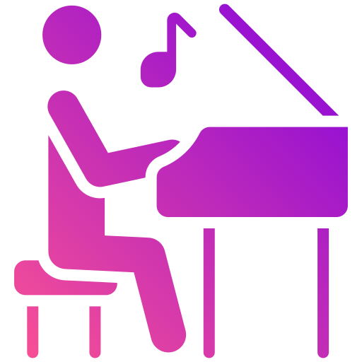 pianista icono gratis