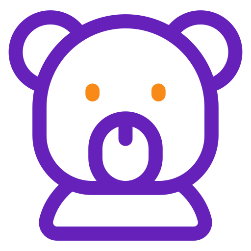 oso de peluche icono gratis