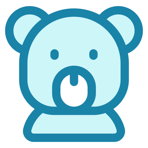 oso de peluche icono gratis