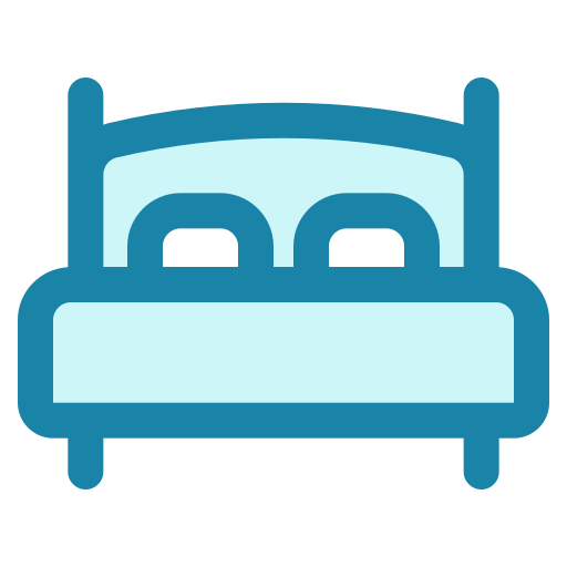 cama doble icono gratis